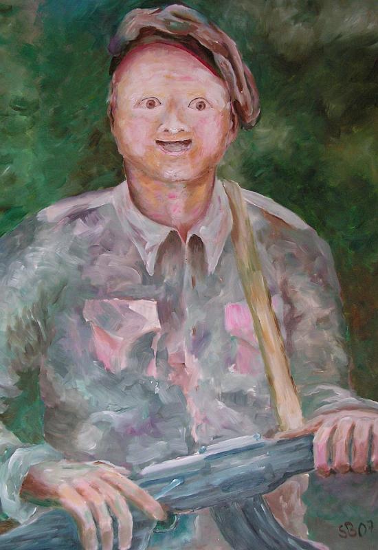 Kindersoldaten 8, Entwurf, 2007, Acryl-Wachskarton, 66x90.jpg